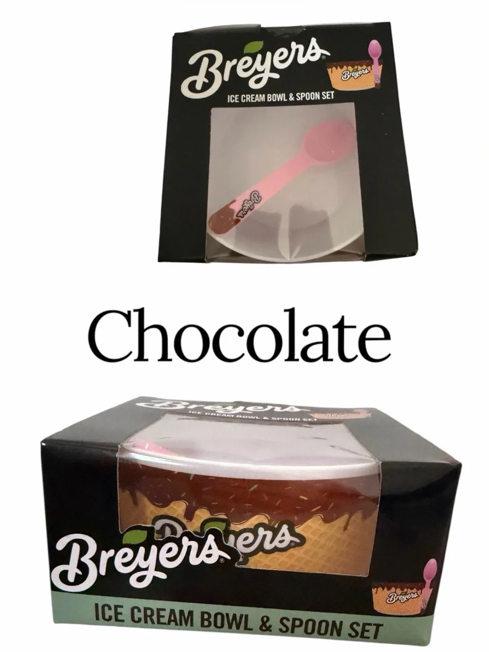 Breyers  Icecream Bowls & Spoon Set
